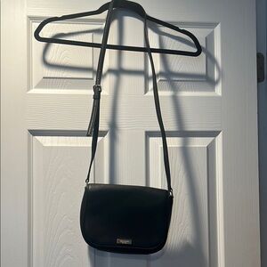 Kate Spade Black Crossbody Bag with Flap Closure